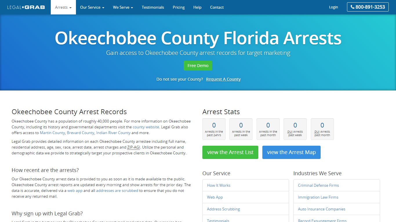 Okeechobee County Florida Arrest Records · Arrest Reports · Jail ...